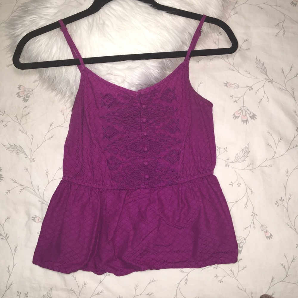 Beautiful purple summer tank top!